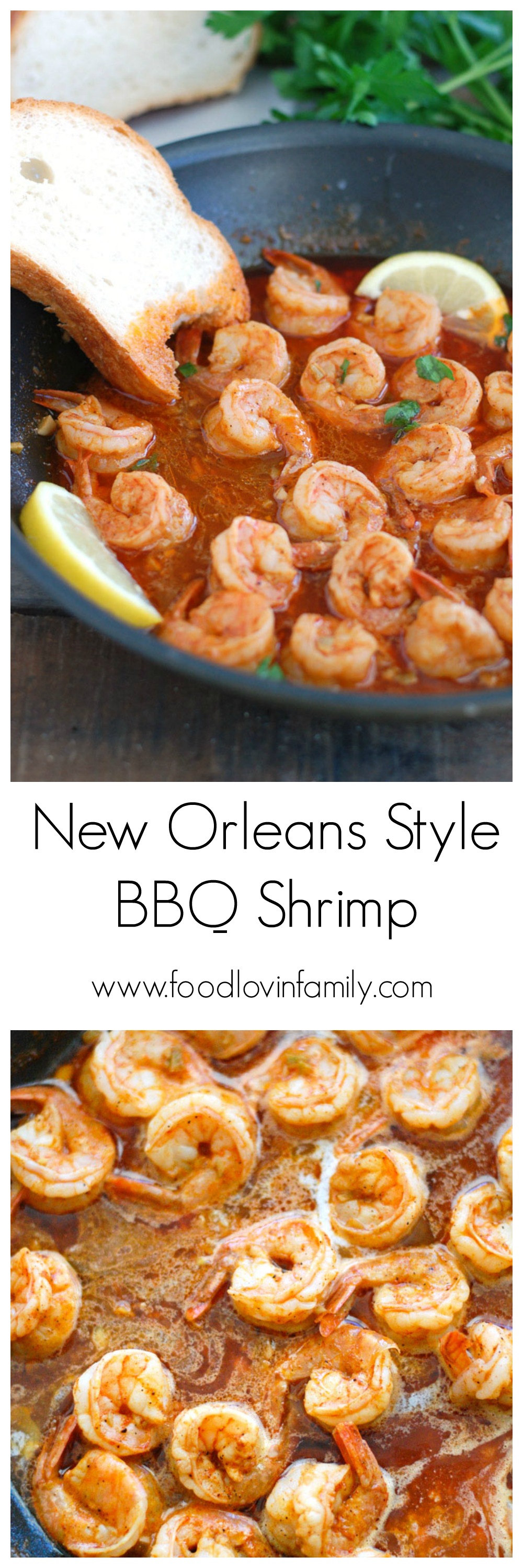 New Orleans Style BBQ Shrimp - Food Lovin Family
