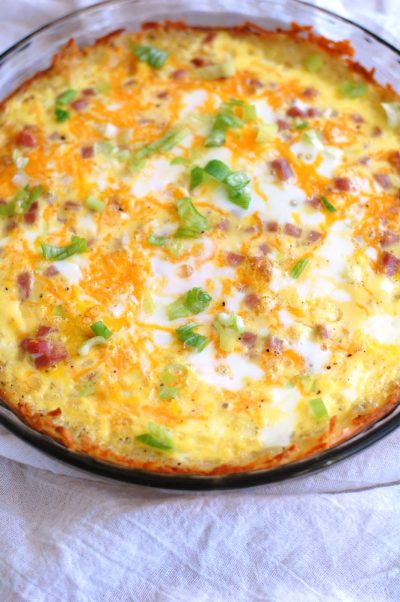 Hash Brown Crust Breakfast Casserole - Food Lovin Family