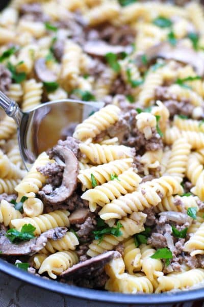 Homemade Hamburger Stroganoff - Food Lovin Family