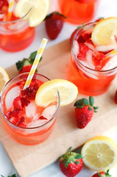 Best Strawberry Lemonade - Food Lovin Family