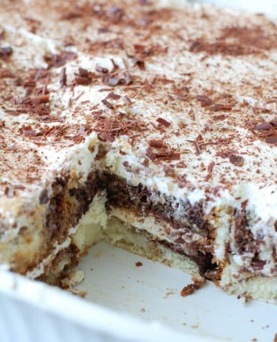 Easy Pound Cake Tiramisu - Food Lovin Family