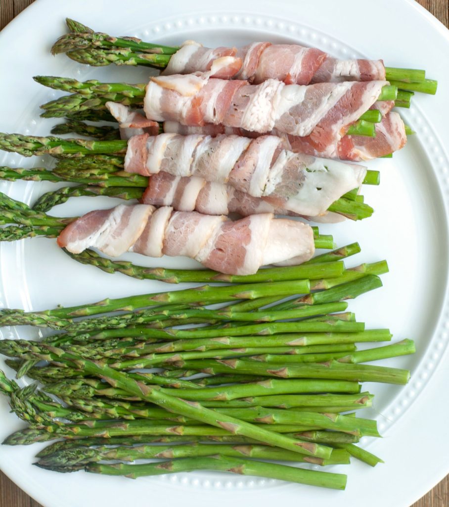 Air Fryer Bacon Wrapped Asparagus (+Video) - The Country Cook