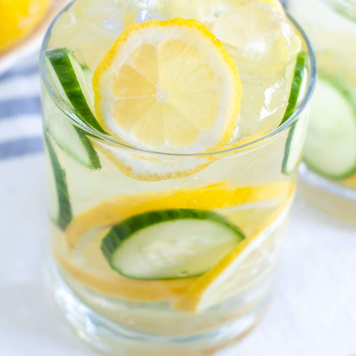 Cucumber Lemon Water