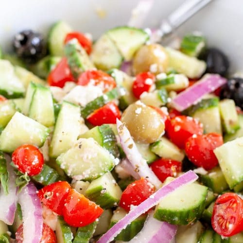 Greek Cucumber Salad - Food Lovin Family