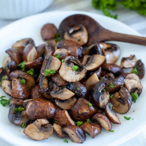 Air Fryer Mushrooms - Food Lovin Family