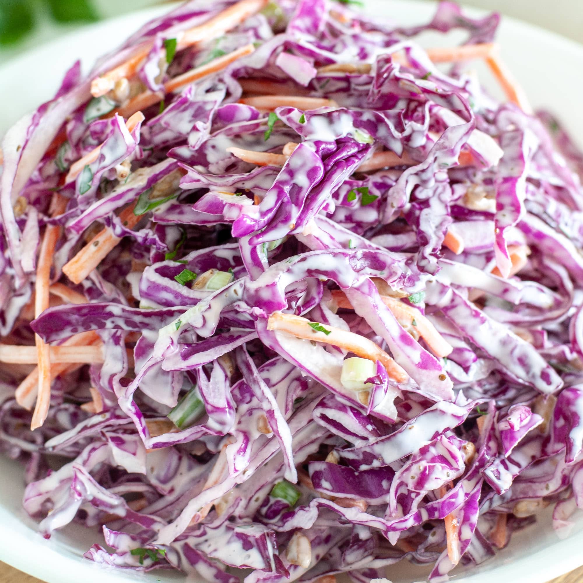 purple cabbage salad dressing