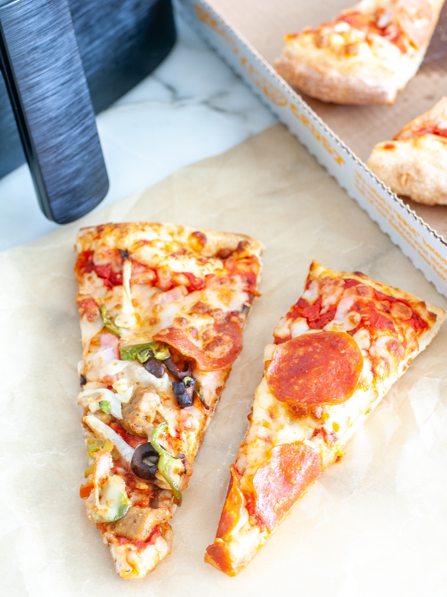 Frozen Pizza in Air Fryer - Food Lovin Family