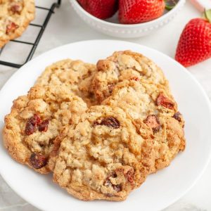 Cookies on a plate.