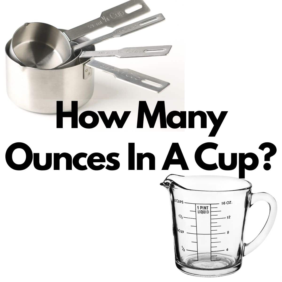 Measuring Cups: U-Taste 18/8 Stainless Steel Measuring Cups Set of 7-Piece:  1/8 cup, 1/4 cup, 1/3 cup, 1/2 cup, 2/3 cup, 3/4 cup, 1 cup Dry and Liquid