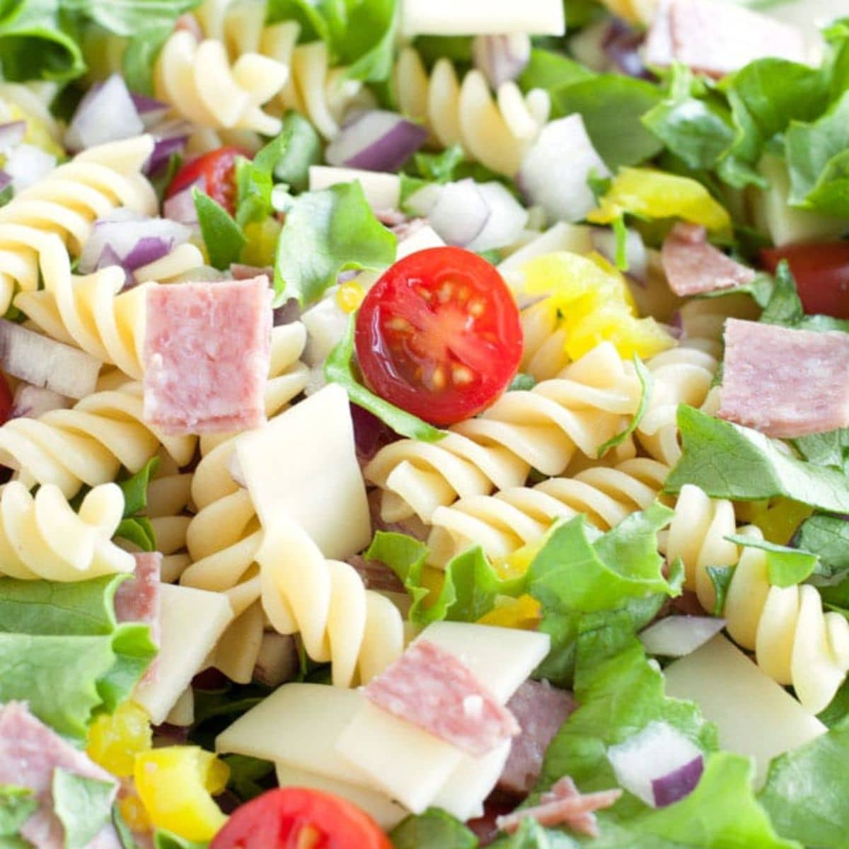 Italian pasta salad. 