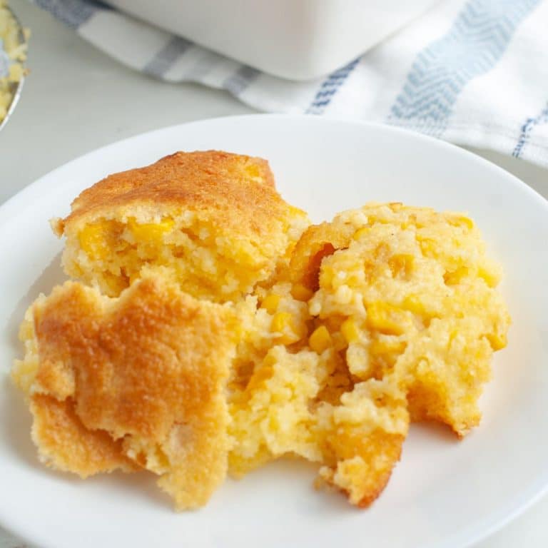 Creamy Corn Pudding (Using Jiffy Mix) - Food Lovin Family