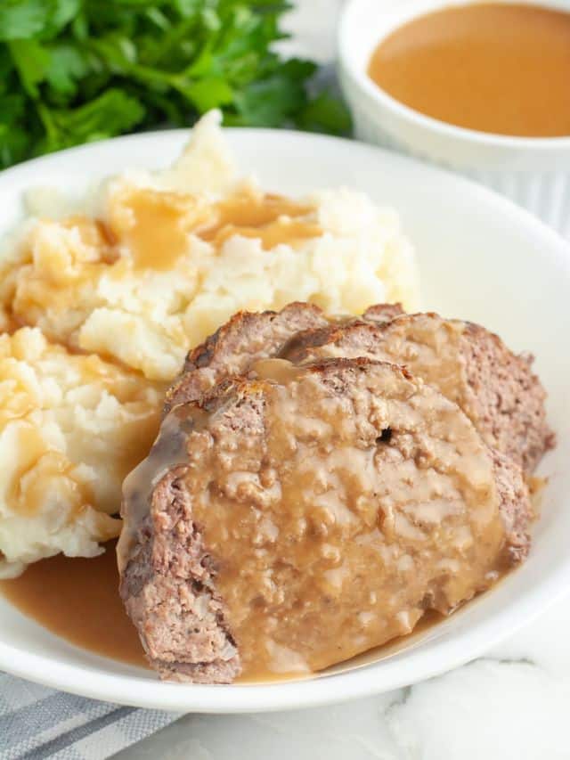 Brown Gravy Meatloaf Recipe Food Lovin Family