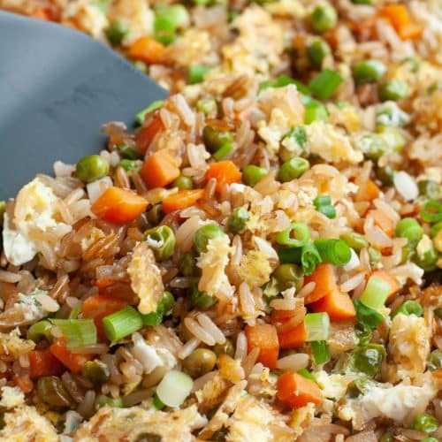 Easy Sheet Pan Fried Rice (Ready in 30 Minutes!) - Kirbie's Cravings