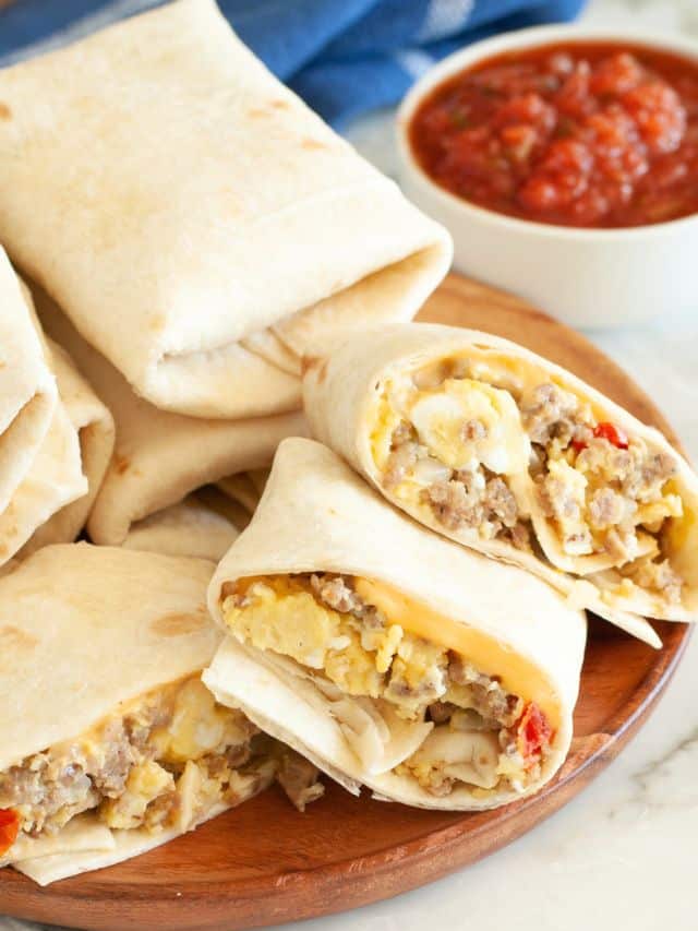 Breakfast Burrito Recipe - Food Lovin Family