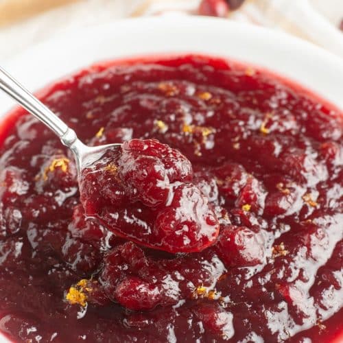 BEST Canned Cranberry Sauce Recipe {Tastes Homemade} - Key To My Lime